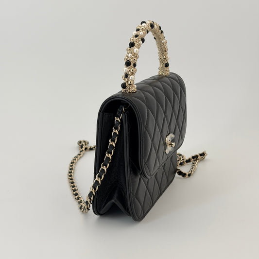 Chanel Black Lambskin Flap Bag
