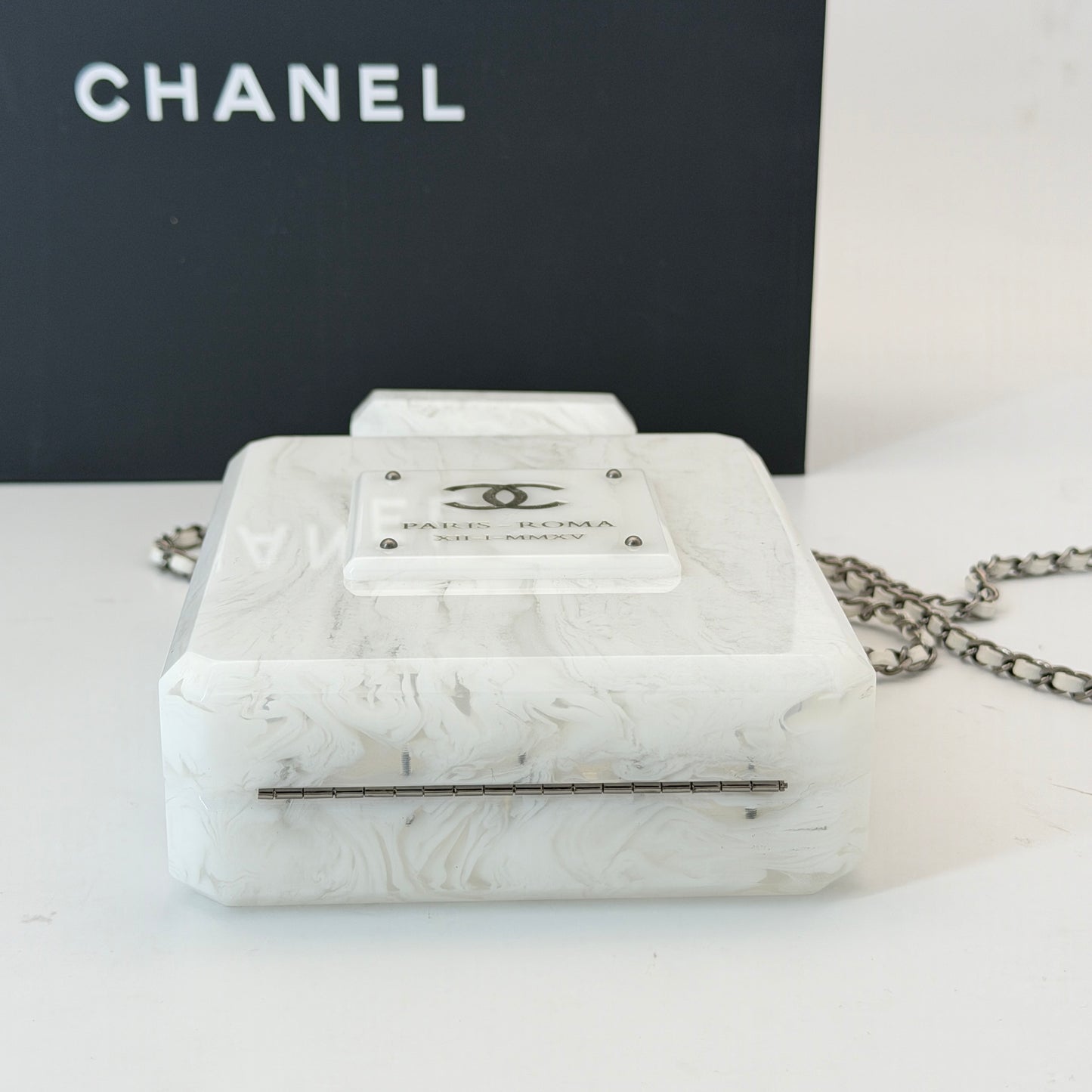 Chanel Resin Perfume Bottle Buonasera Minaudiere Bag