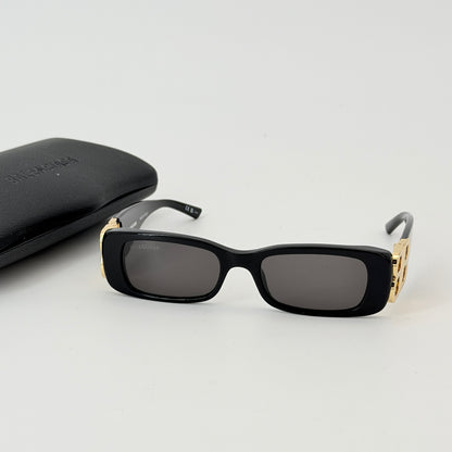 Balenciaga Eyewear rectangle-frame Sunglasses | Black
