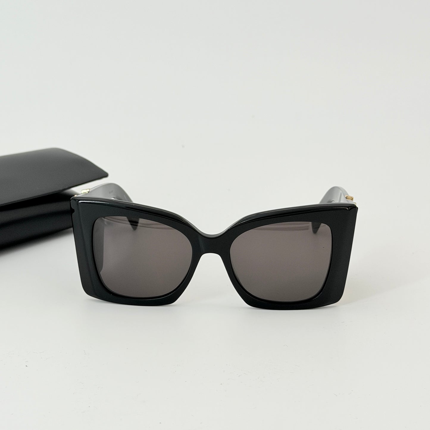 Saint Laurent Black SL M119 Blaze Butterfly Sunglasses