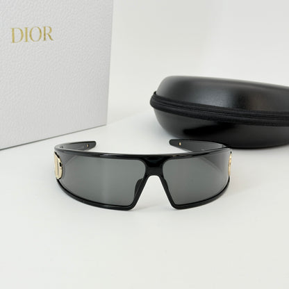 Dior Black Nylon VeryDior M1U Mask Sunglasses