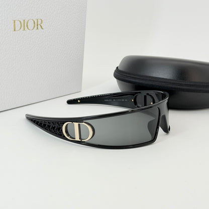 Dior Black Nylon VeryDior M1U Mask Sunglasses