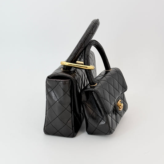 Chanel Vintage Top Handle Flap Bag