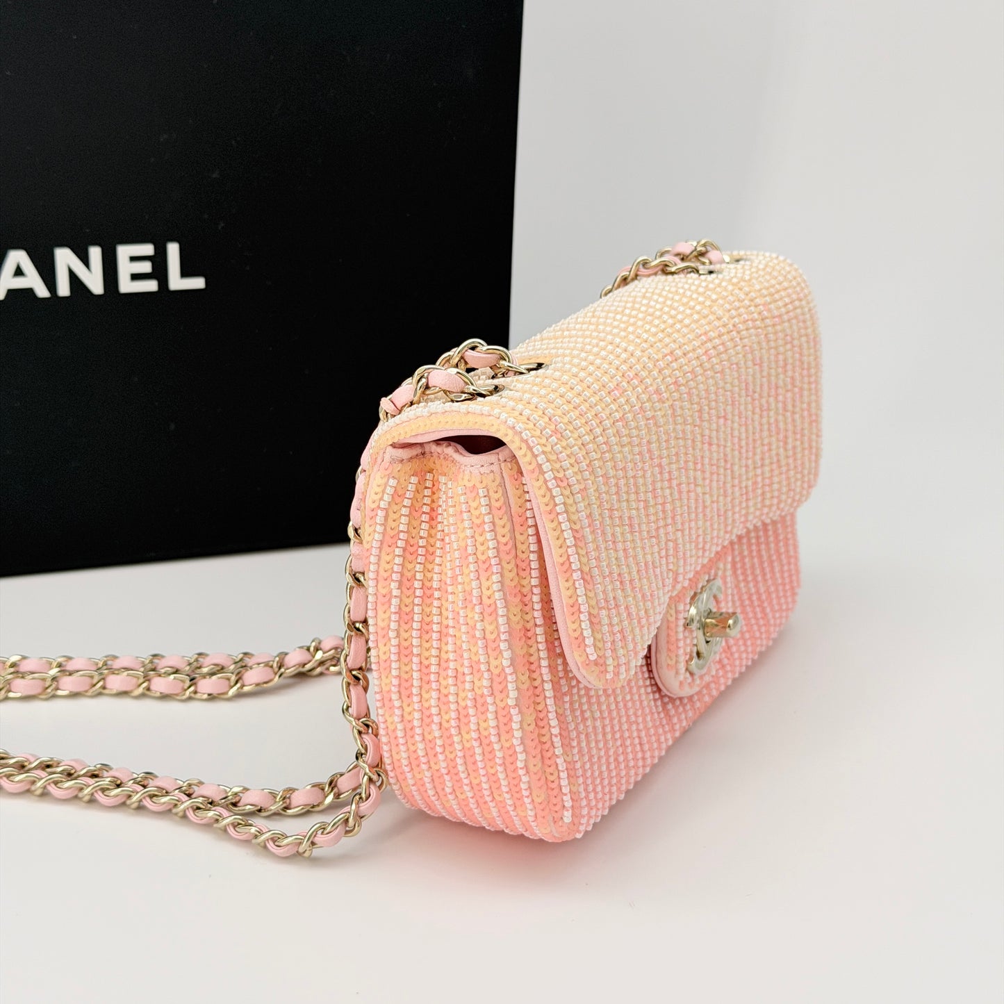 Chanel Multicolor Sequin Flap Bag