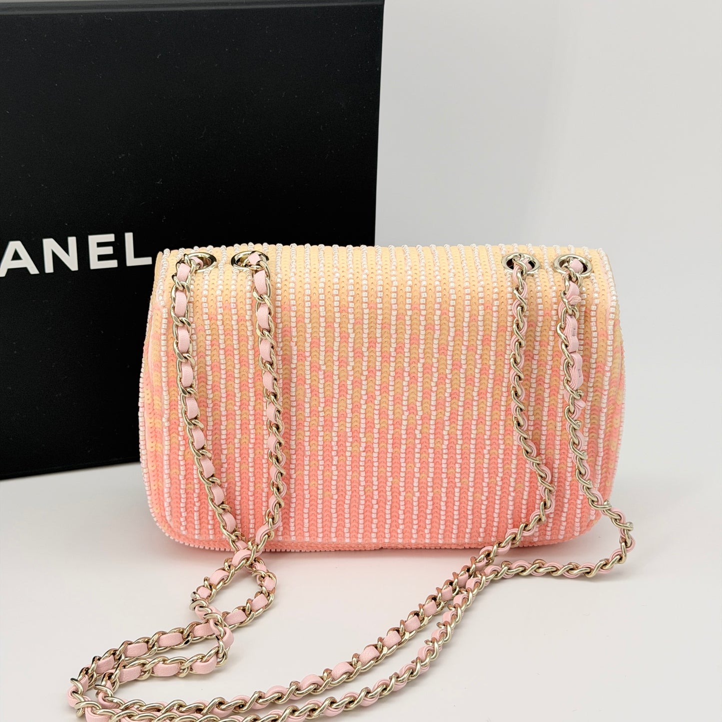Chanel Multicolor Sequin Flap Bag