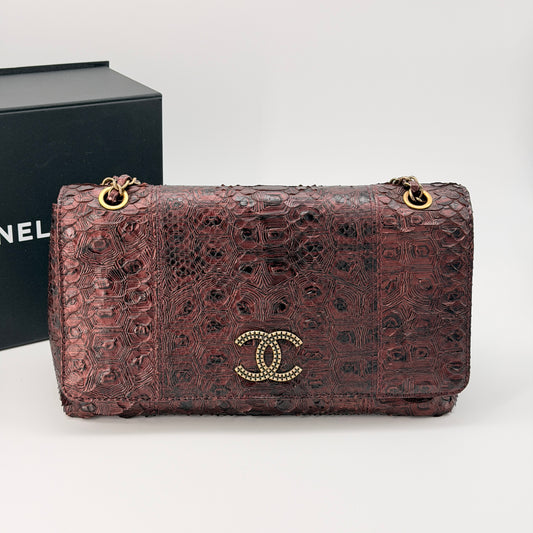 Chanel Paris-Byzance Leather Flap Bag - Burgundy Shoulder Bag