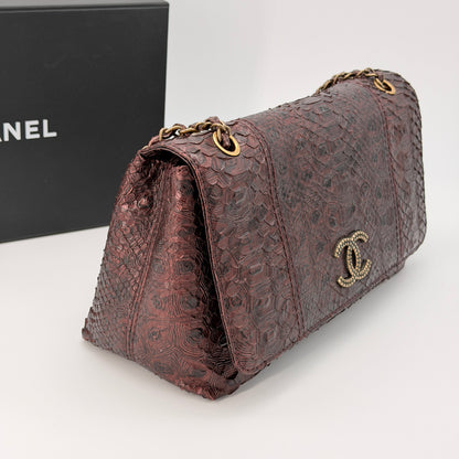 Chanel Paris-Byzance Leather Flap Bag - Burgundy Shoulder Bag