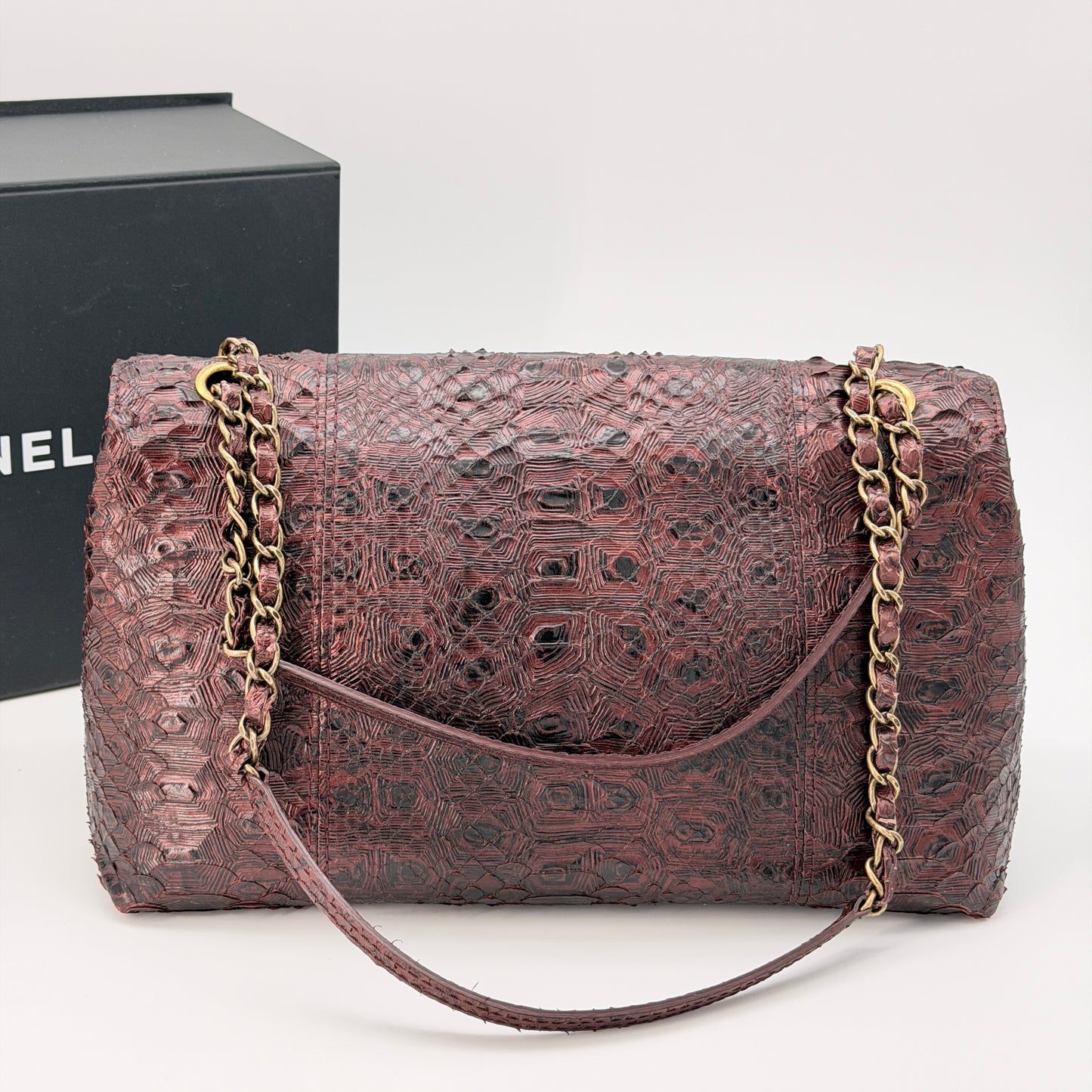 Chanel Paris-Byzance Leather Flap Bag - Burgundy Shoulder Bag