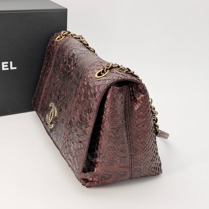 Chanel Paris-Byzance Leather Flap Bag - Burgundy Shoulder Bag