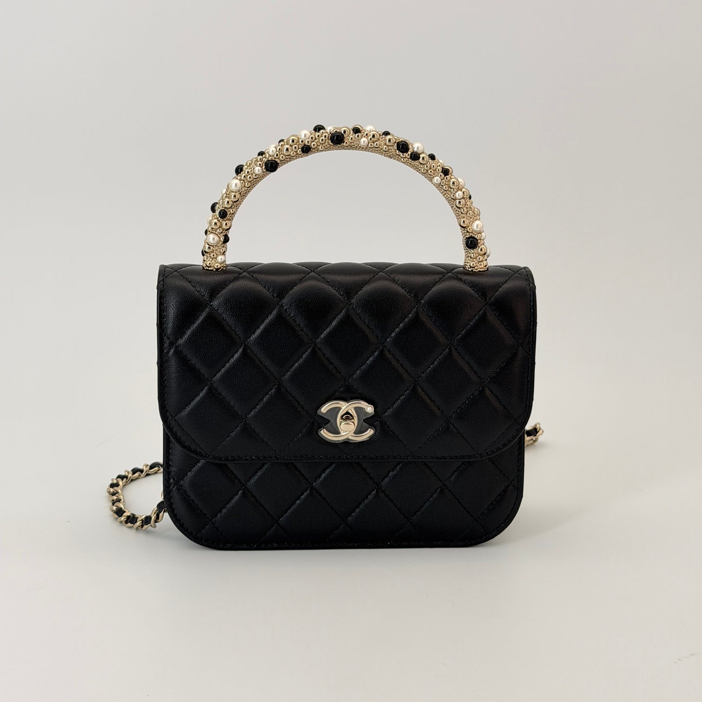 Chanel Black Lambskin Flap Bag