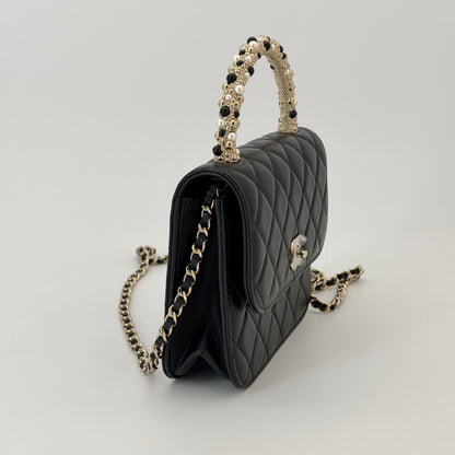 Chanel Black Lambskin Flap Bag