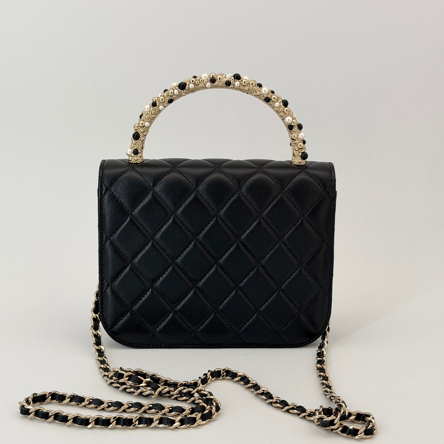 Chanel Black Lambskin Flap Bag