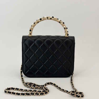 Chanel Black Lambskin Flap Bag