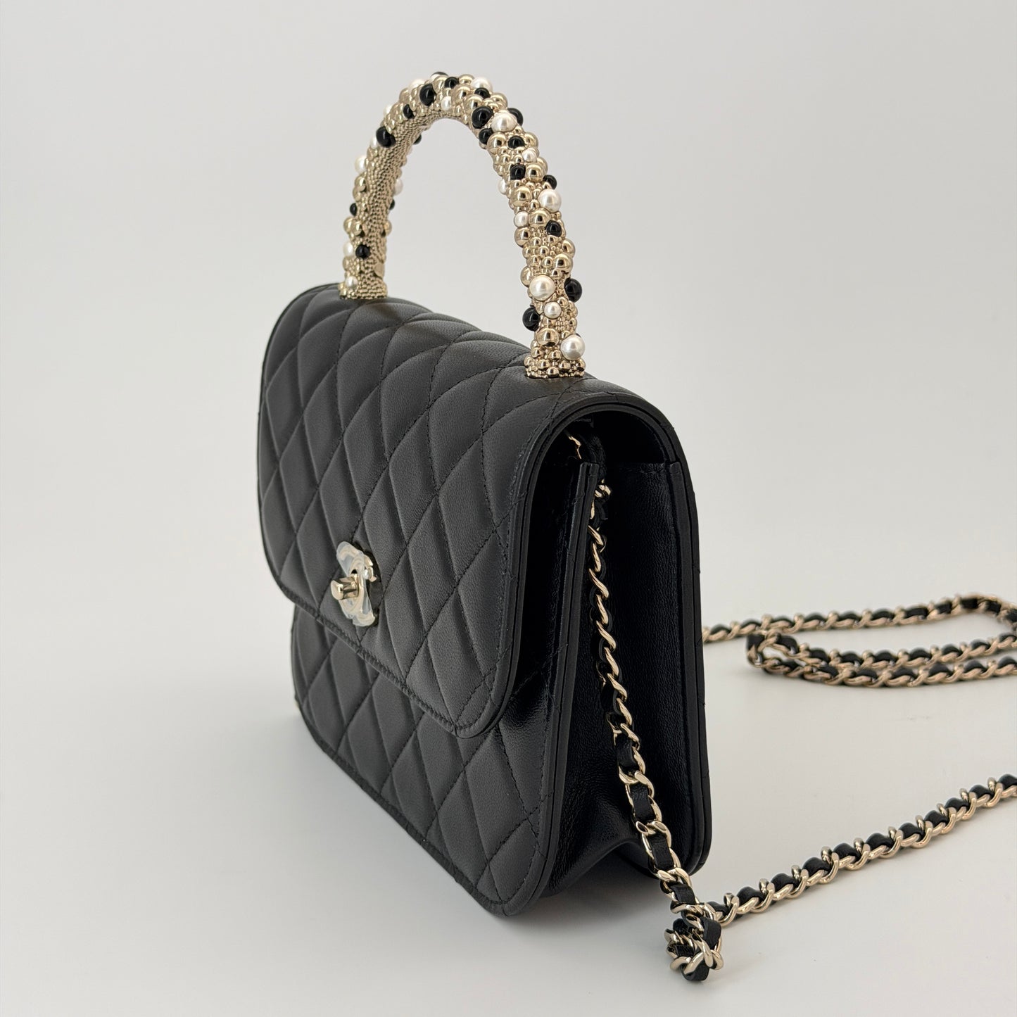 Chanel Black Lambskin Flap Bag