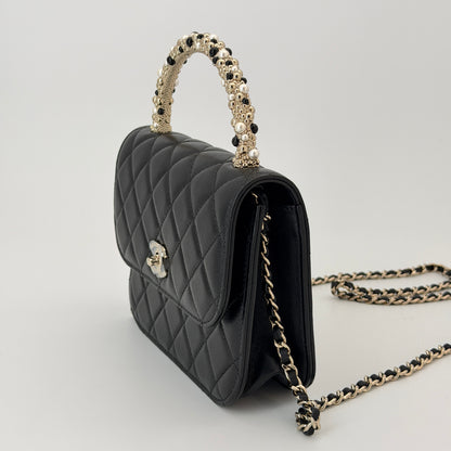 Chanel Black Lambskin Flap Bag