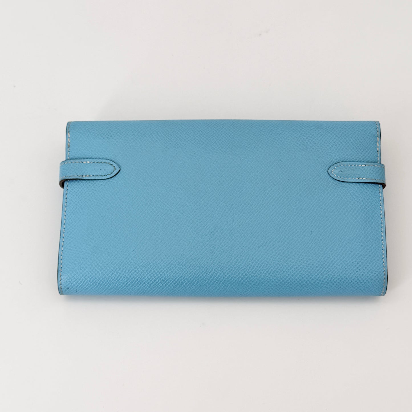 Hermes Epsom Kelly Longue Wallet Blue