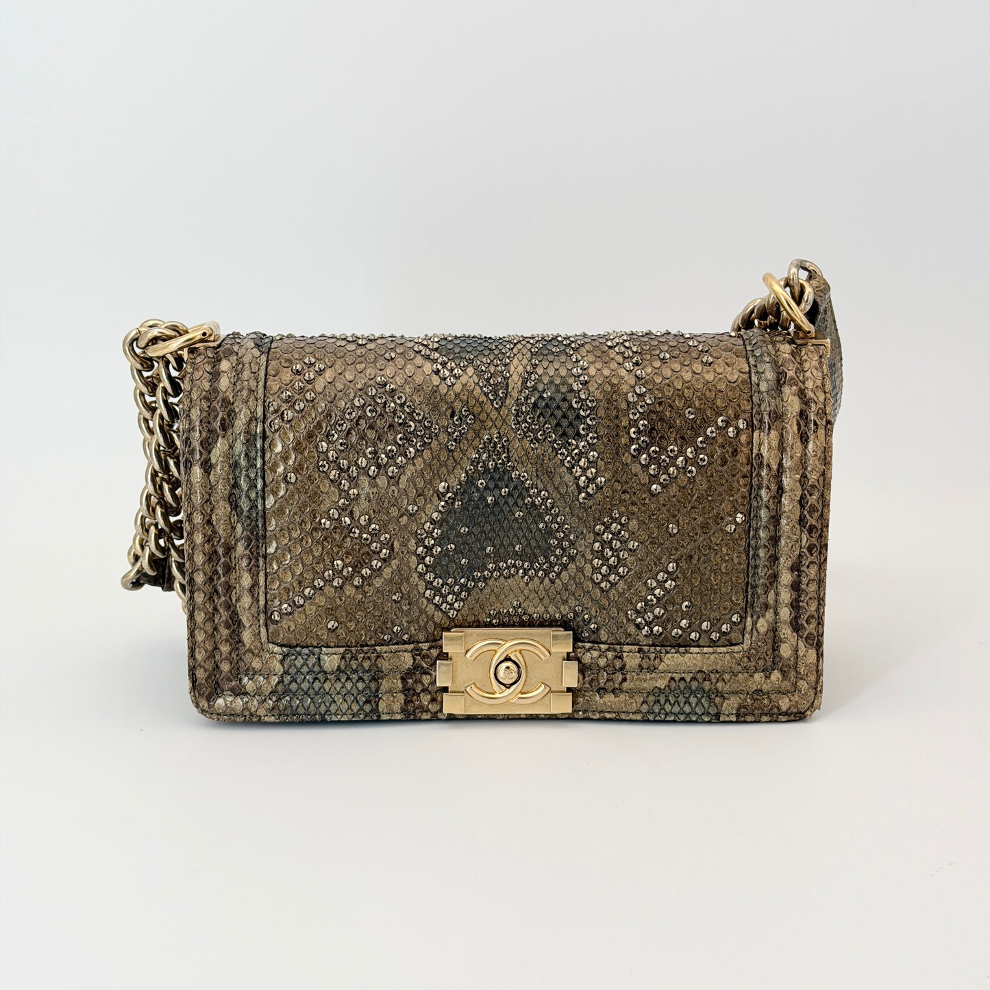 Chanel Multicolor Leather Leboy Flap Bag