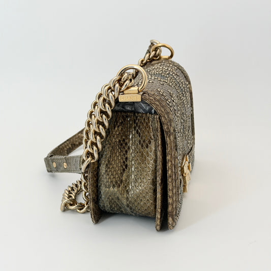 Chanel Multicolor Leather Leboy Flap Bag
