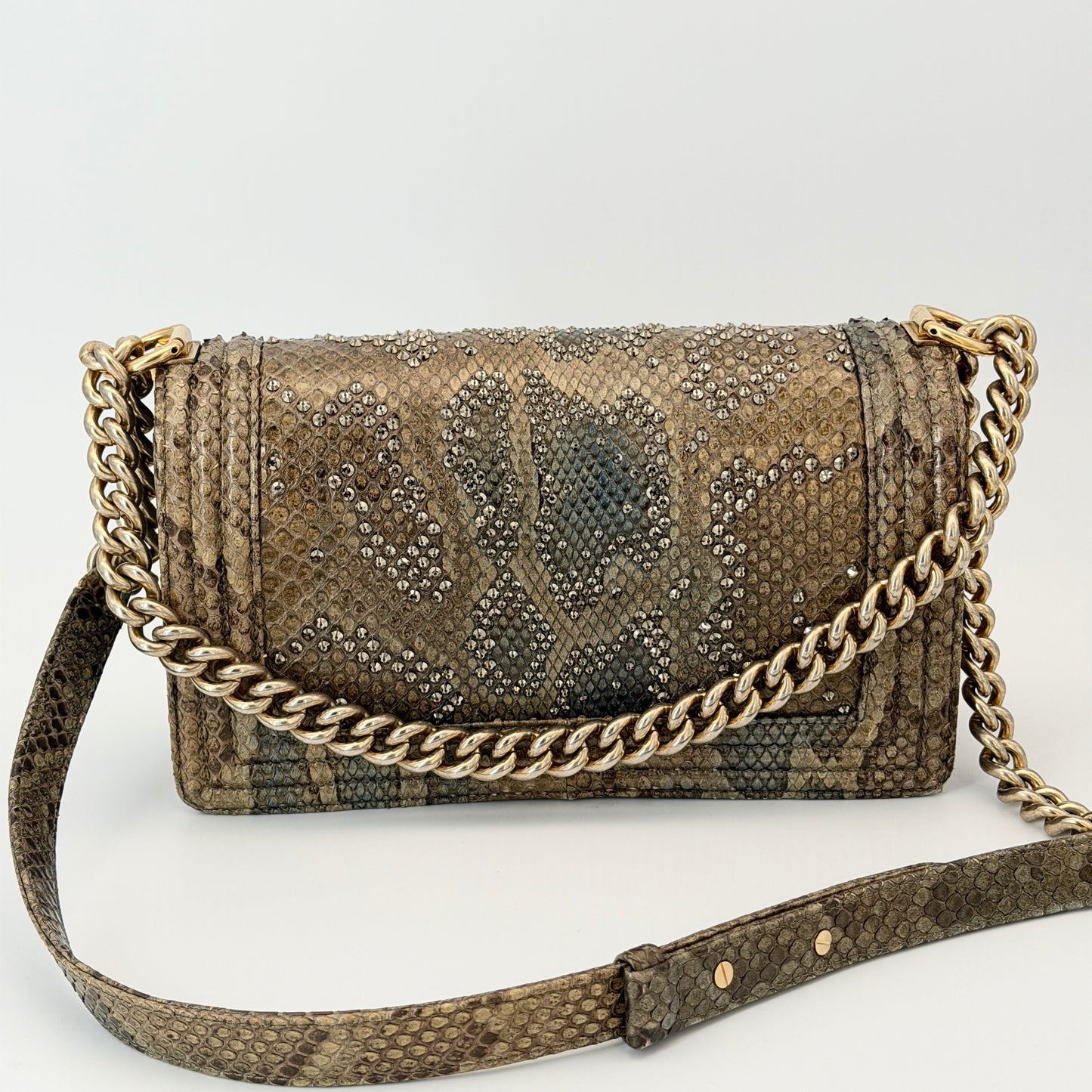 Chanel Multicolor Leather Leboy Flap Bag