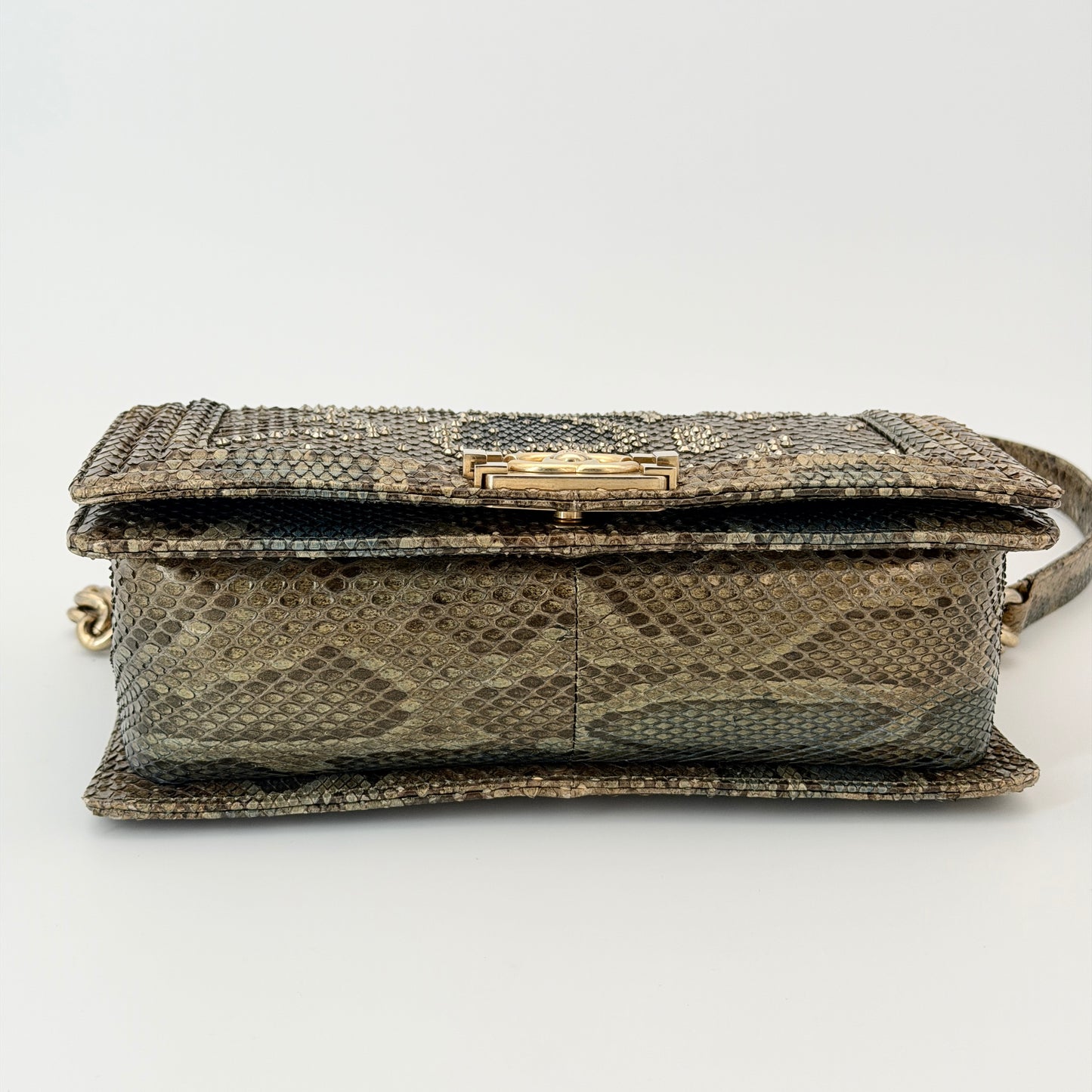 Chanel Multicolor Leather Leboy Flap Bag