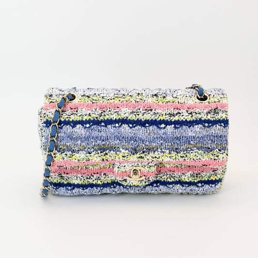 Chanel Tweed Flap Multicolor Crossbody Bag
