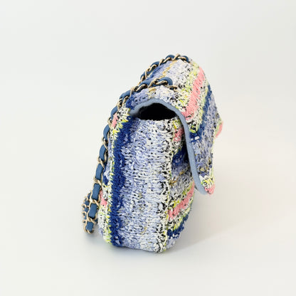 Chanel Tweed Flap Multicolor Crossbody Bag