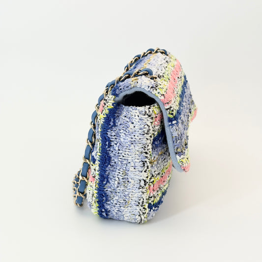Chanel Tweed Flap Multicolor Crossbody Bag