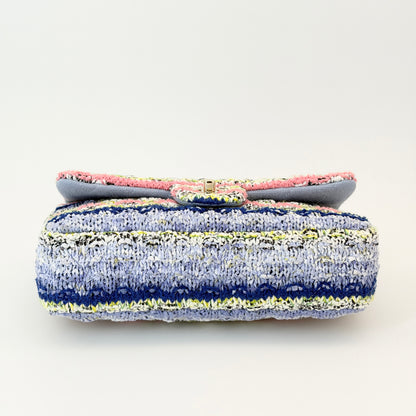 Chanel Tweed Flap Multicolor Crossbody Bag