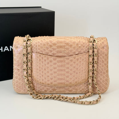 Chanel Classic Iridescent Leather Medium Double Flap Bag