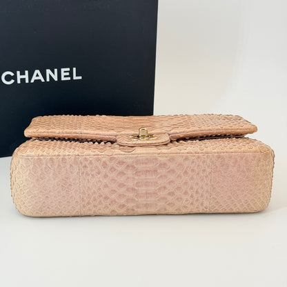 Chanel Classic Iridescent Leather Medium Double Flap Bag