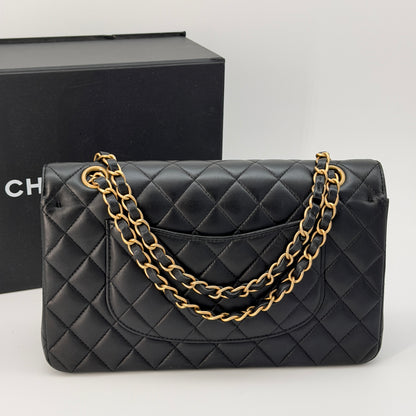 Chanel Black Distressed Leather Lucky Charms  Bag