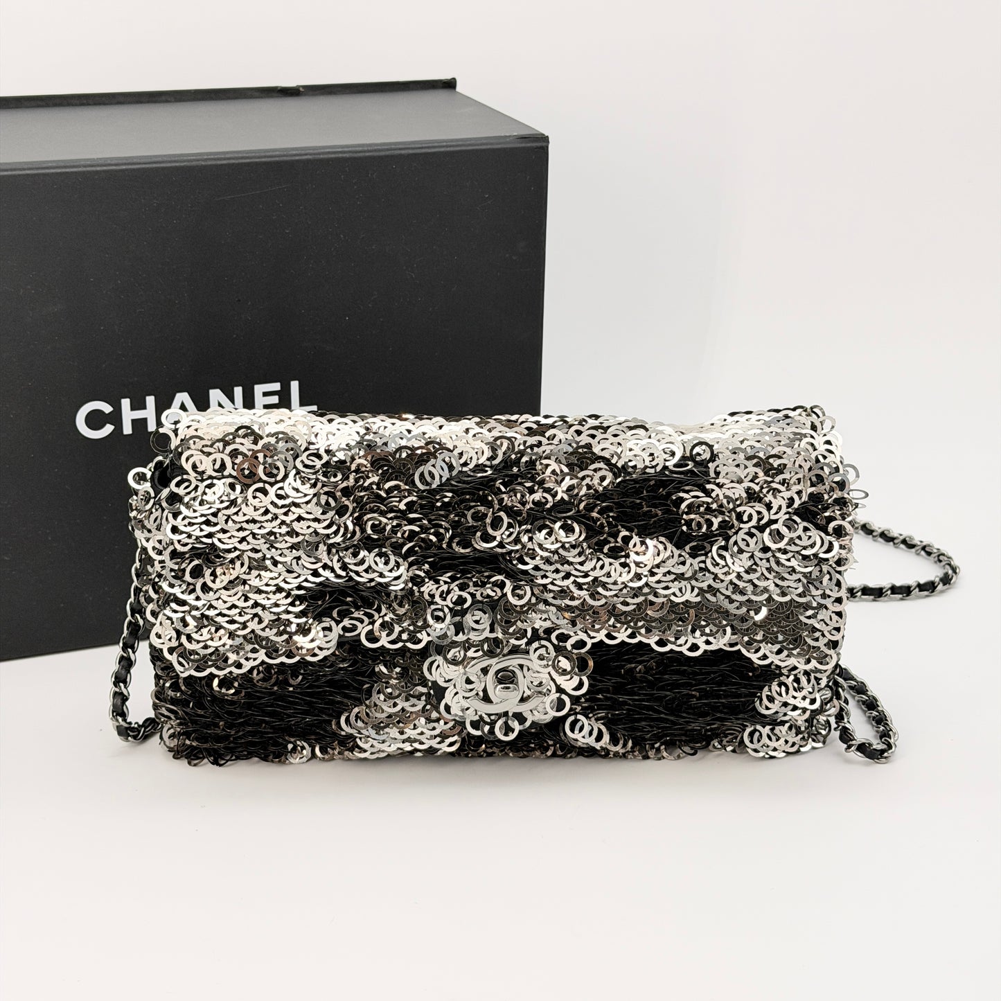 Chanel Multicolor Sequin Flap Bag