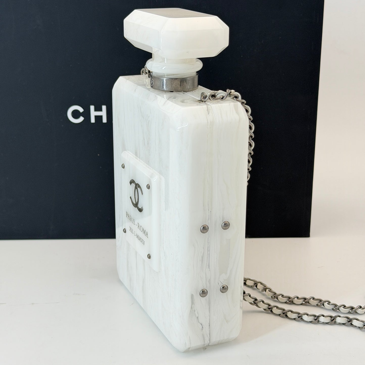 Chanel Resin Perfume Bottle Buonasera Minaudiere Bag