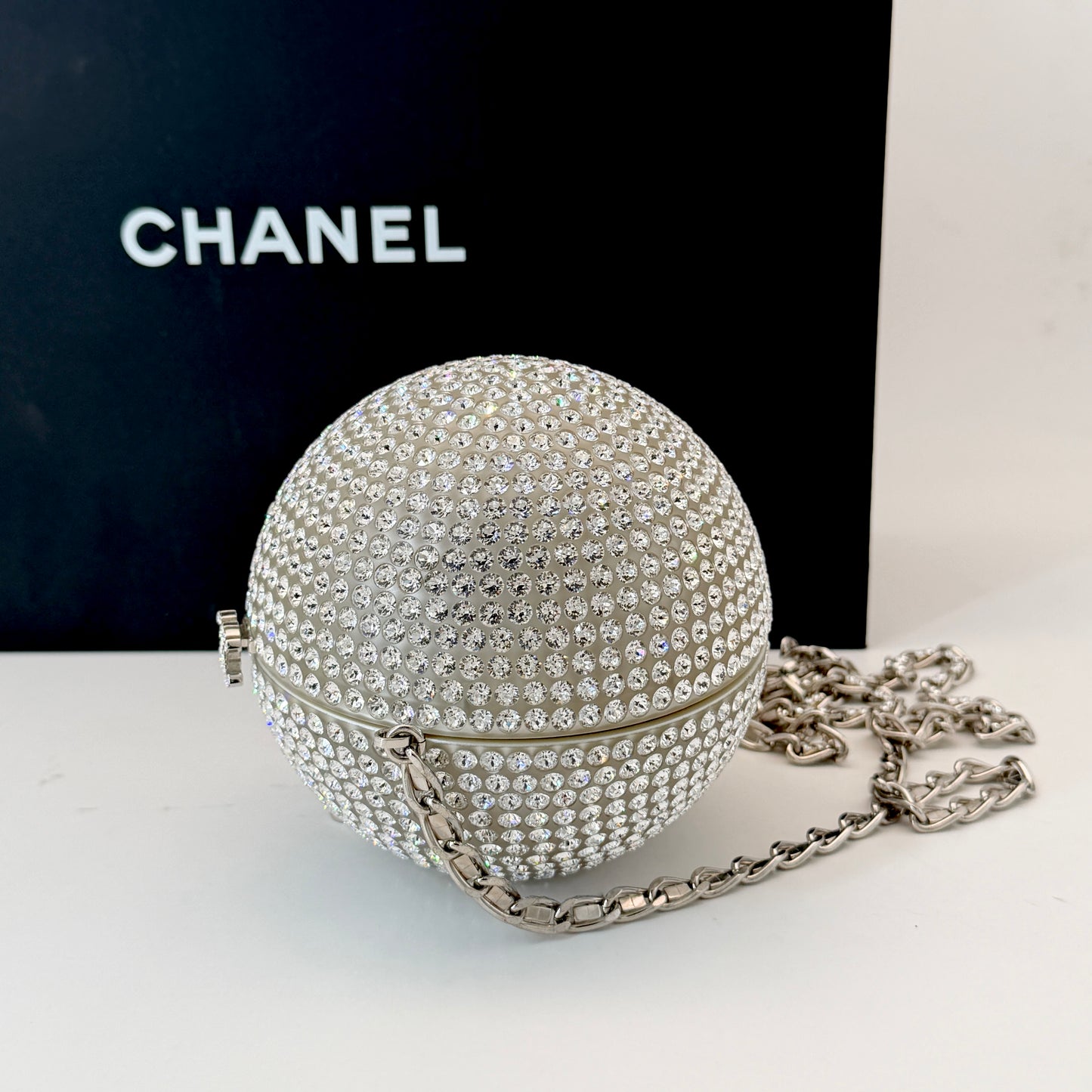Chanel Runway Round Ball evening bag