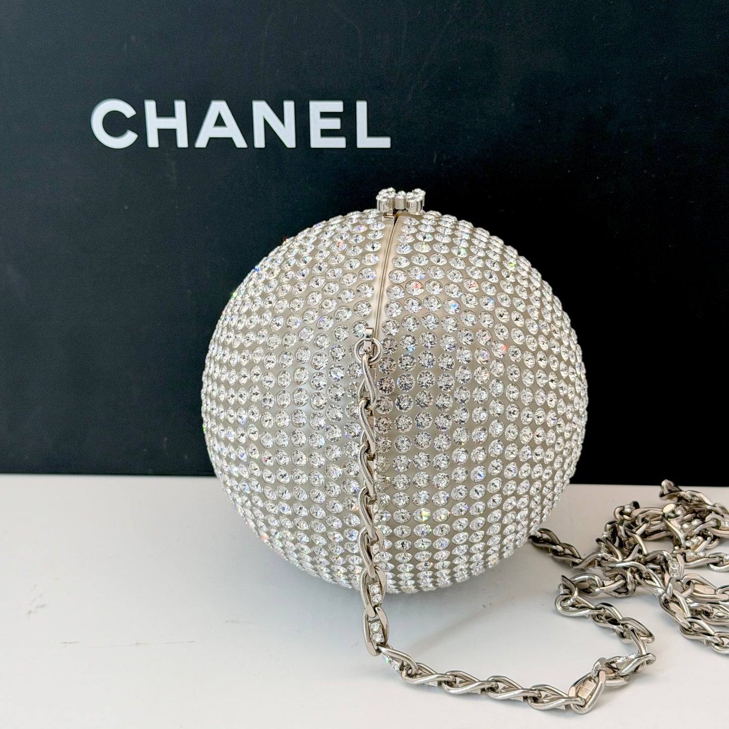 Chanel Runway Round Ball evening bag