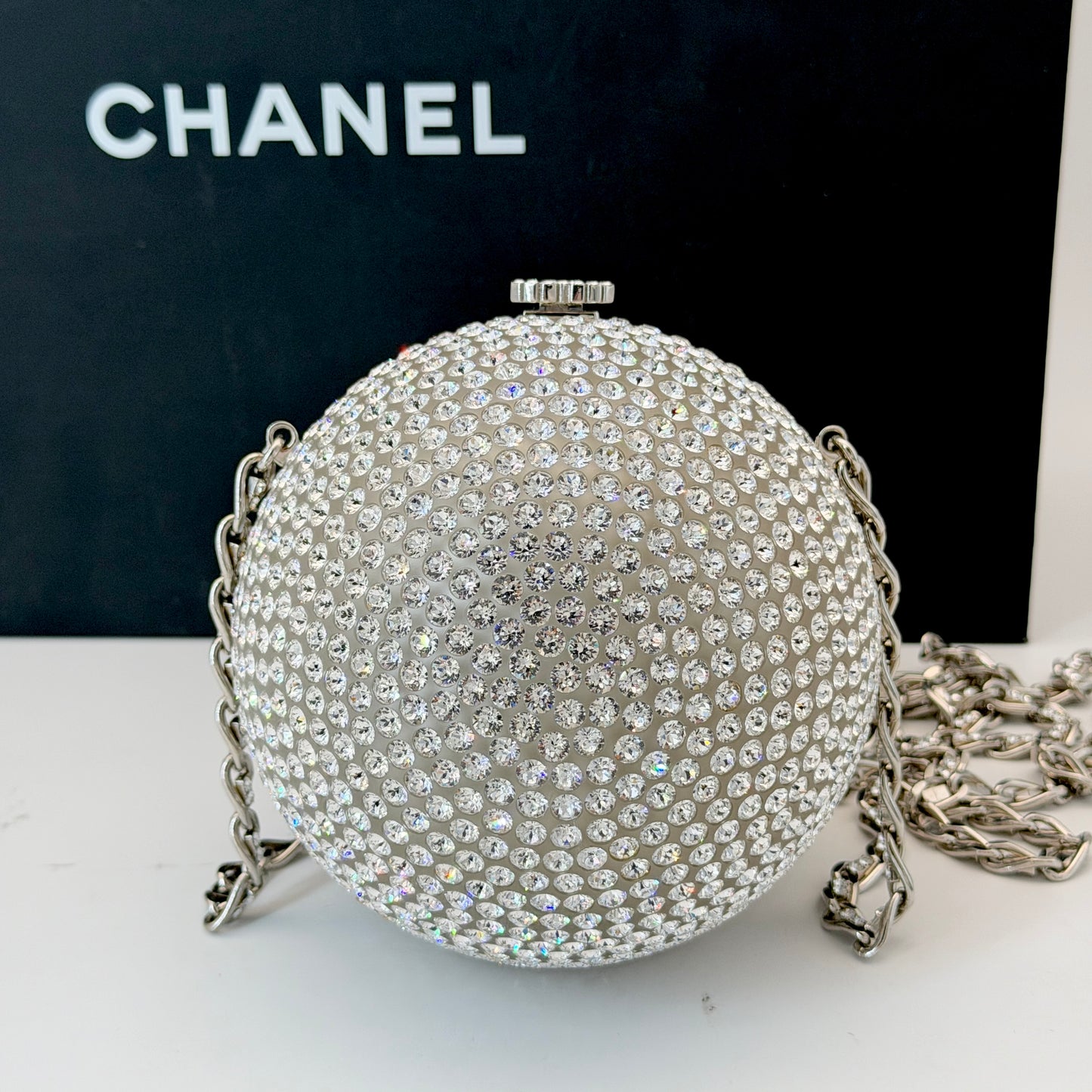 Chanel Runway Round Ball evening bag