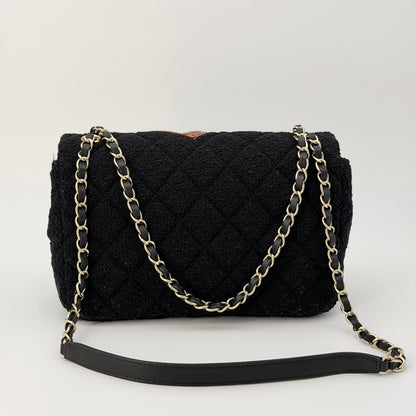 Chanel AS2785 Matelasse No Icon Chain Shoulder Bag