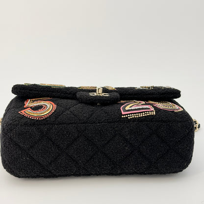 Chanel AS2785 Matelasse No Icon Chain Shoulder Bag